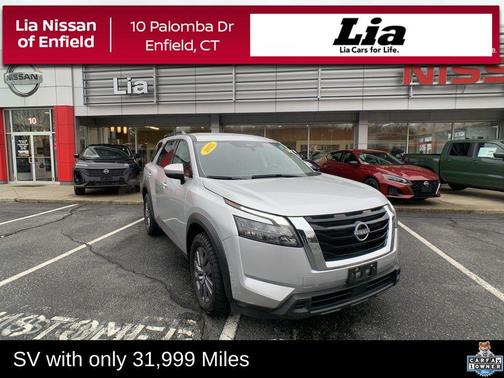 Brilliant Silver Metallic 2025 Nissan Pathfinder SV