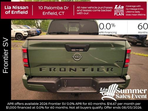 6 2026 Nissan Frontier SV