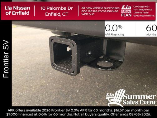 6 2026 Nissan Frontier SV