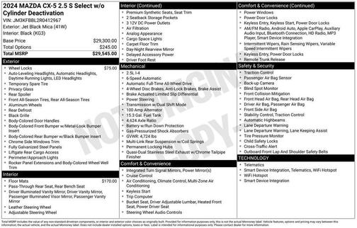 2024 Mazda CX-5 Select