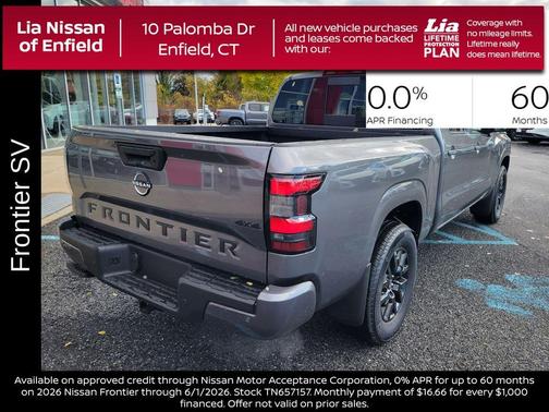 Gun Metallic 2026 Nissan Frontier SV