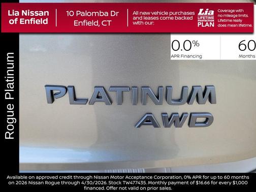 2t Chpn Blk Roo 2026 Nissan Rogue Platinum