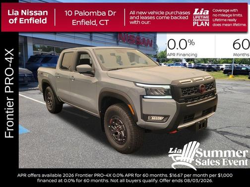 6 2026 Nissan Frontier PRO-4X