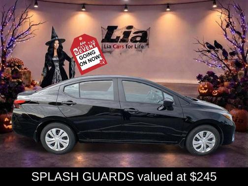 Black 2024 Nissan Versa S