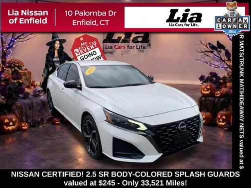 White 2024 Nissan Altima 2.5 SR