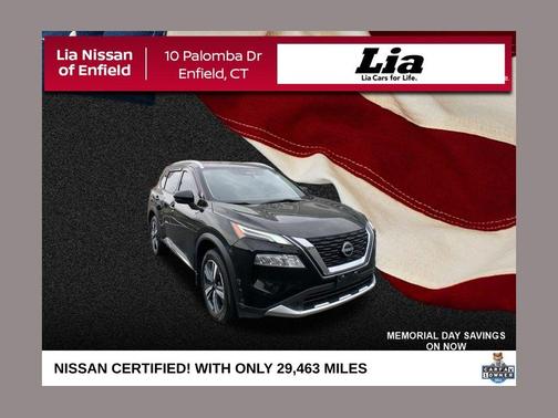 Black 2023 Nissan Rogue Platinum