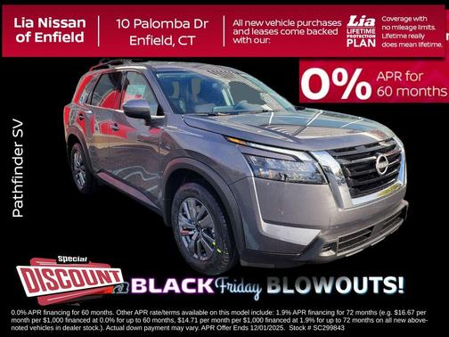 2025 Nissan Pathfinder SV