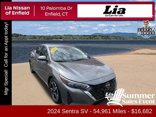 Gun Metallic 2024 Nissan Sentra SV