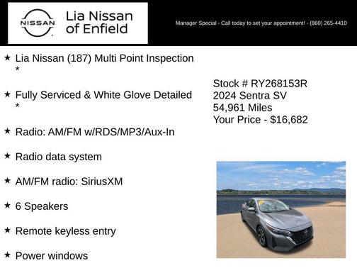 Gun Metallic 2024 Nissan Sentra SV