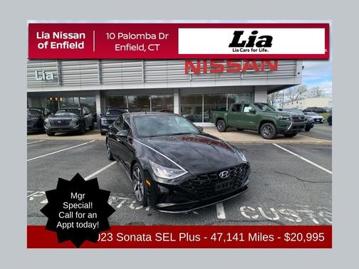 Onyx Black 2023 Hyundai SONATA SEL Plus