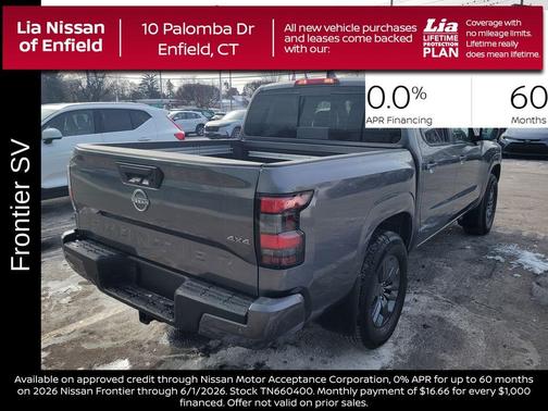 Gun Metallic 2026 Nissan Frontier SV