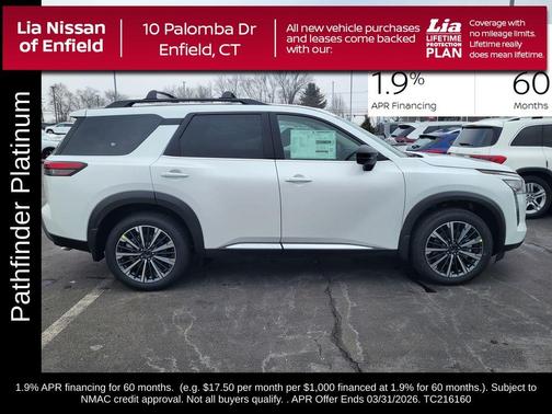 2026 Nissan Pathfinder Platinum