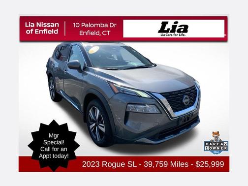 Gun Metallic 2023 Nissan Rogue SL