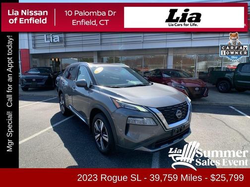 Gun Metallic 2023 Nissan Rogue SL