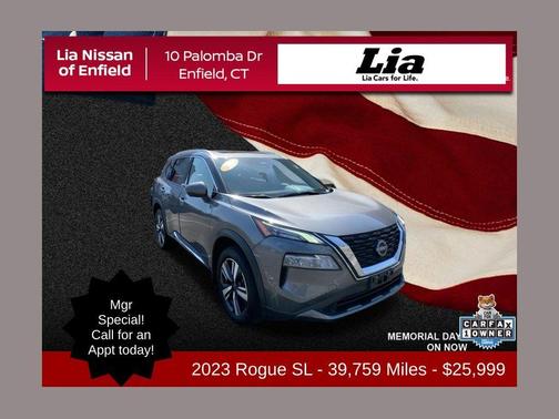 Gun Metallic 2023 Nissan Rogue SL