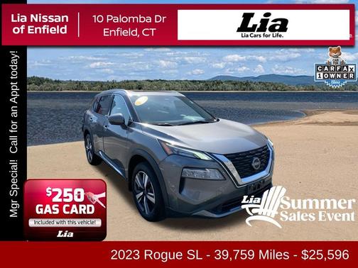 Gun Metallic 2023 Nissan Rogue SL
