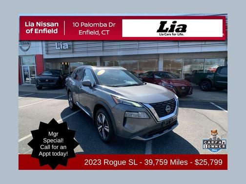 Gun Metallic 2023 Nissan Rogue SL