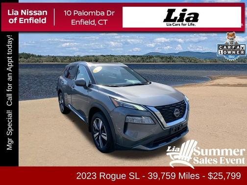 Gun Metallic 2023 Nissan Rogue SL