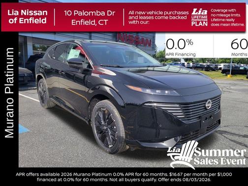 Gray 2026 Nissan Murano Platinum