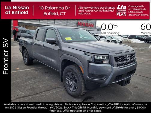 Gun Metallic 2026 Nissan Frontier SV