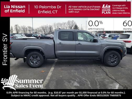 Gun Metallic 2026 Nissan Frontier SV