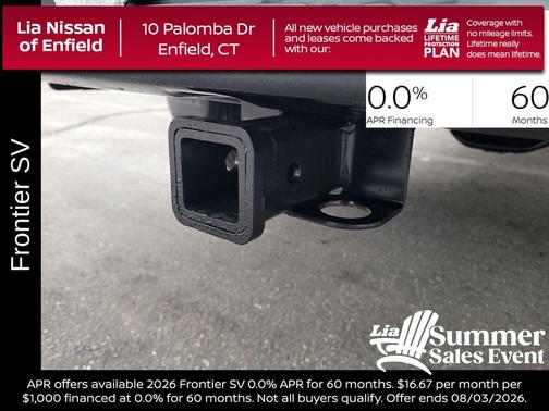 Gun Metallic 2026 Nissan Frontier SV