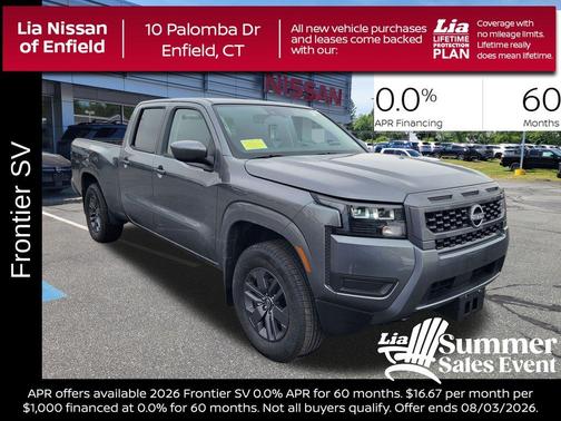 Gun Metallic 2026 Nissan Frontier SV