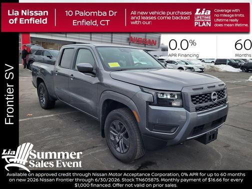 Gun Metallic 2026 Nissan Frontier SV