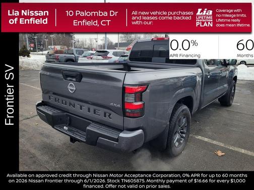 Gun Metallic 2026 Nissan Frontier SV
