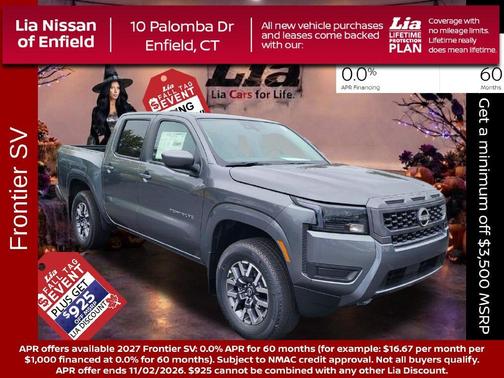 6 2027 Nissan Frontier SV