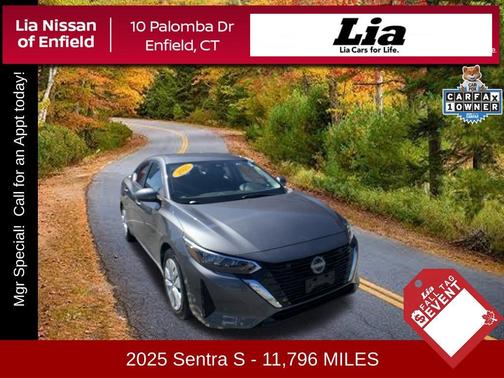 Gun Metallic 2025 Nissan Sentra S