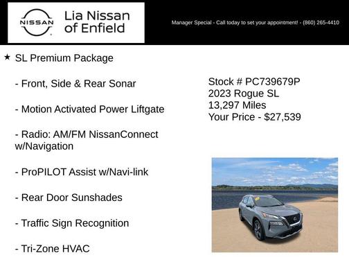 Boulder Gray Pearl 2023 Nissan Rogue SL