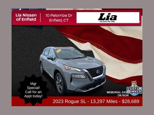 Boulder Gray Pearl 2023 Nissan Rogue SL