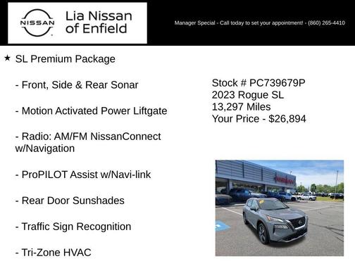 Boulder Gray Pearl 2023 Nissan Rogue SL