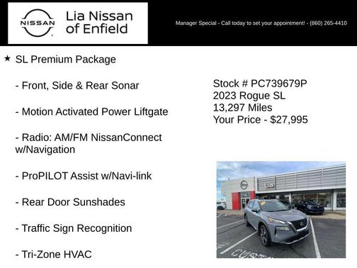 Boulder Gray Pearl 2023 Nissan Rogue SL