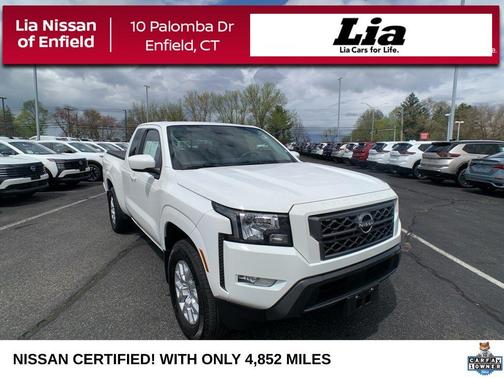 Glacier White 2023 Nissan Frontier SV