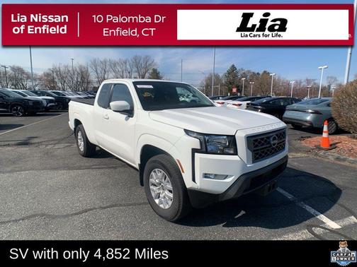 Glacier White 2023 Nissan Frontier SV