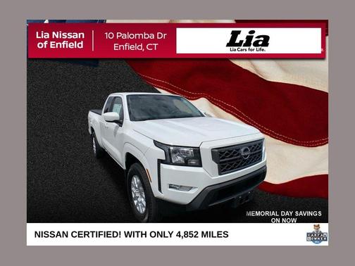 Glacier White 2023 Nissan Frontier SV