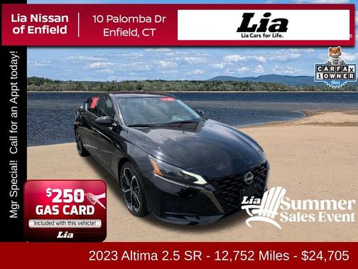 Black 2023 Nissan Altima 2.5 SR