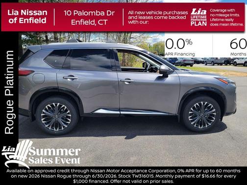 6 2026 Nissan Rogue Platinum
