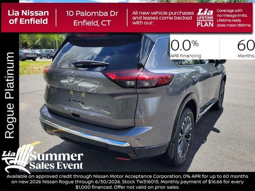 6 2026 Nissan Rogue Platinum