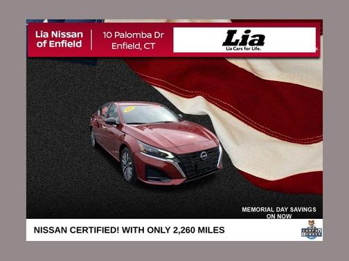 Scarlet Ember 2025 Nissan Altima SV