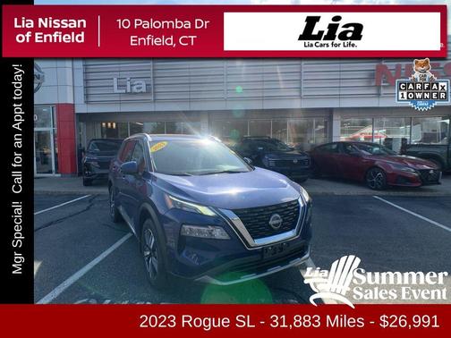 Caspian Blue 2023 Nissan Rogue SL