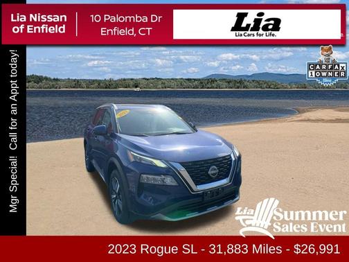 Caspian Blue 2023 Nissan Rogue SL