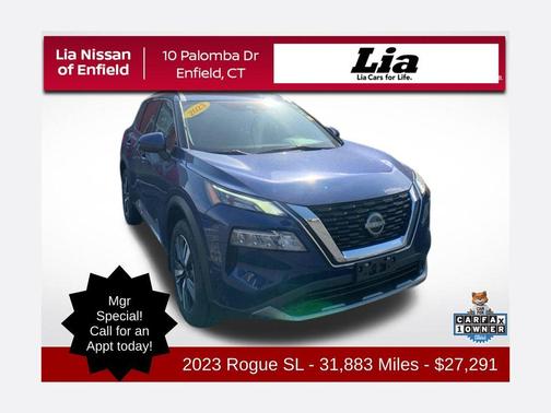Caspian Blue 2023 Nissan Rogue SL