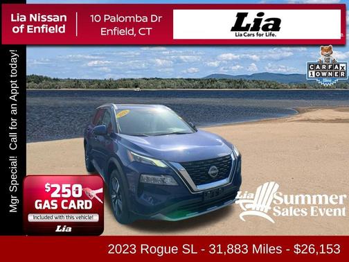 Caspian Blue 2023 Nissan Rogue SL