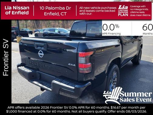 6 2026 Nissan Frontier SV