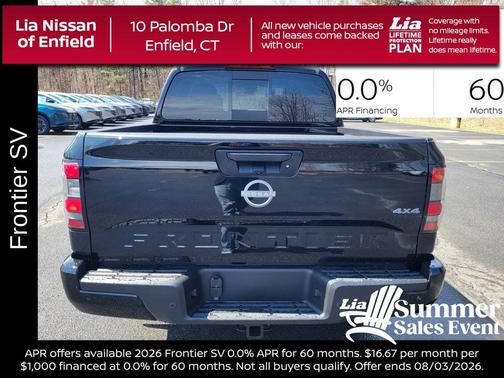 6 2026 Nissan Frontier SV