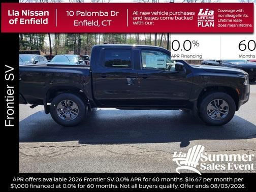 6 2026 Nissan Frontier SV