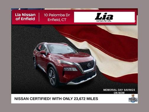 Scarlet Ember 2023 Nissan Rogue Platinum